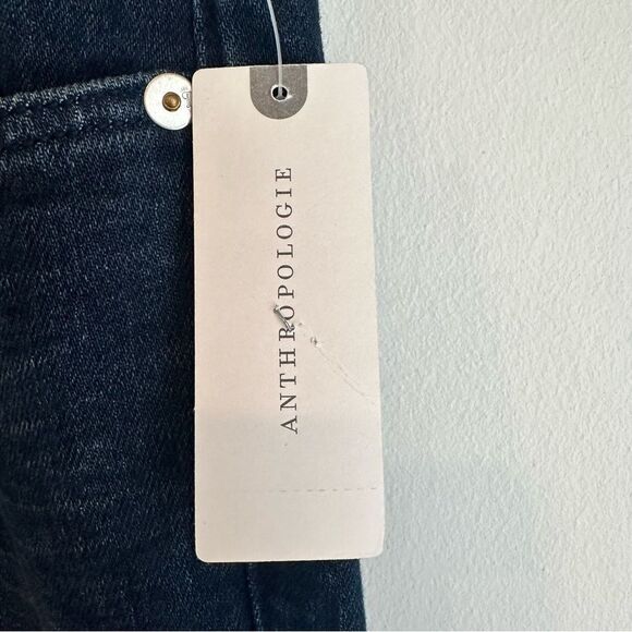 Anthropologie Pilcro Low-Rise Dark Wash Boho Style Flare Jeans Size 28 NWT - Picture 9 of 13